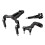 Steering Damper Mount Bracket for  Tracer 9 //+ Y-AMT 2025-2026 Motorcycle Linear Steering Stabilizer Support 1