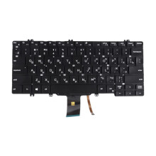 Russian Backlight Keyboard for Latitude 7300 5300 5310 2-in-1 717T4 4PPHF RU Layout Replacement Backlit Keyboard