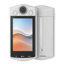ORDRO VS3 4K Selfie Camera with 360 Flip, 64MP, WiFi 6 Speed & Remote,Auto Focus Digital Photography for Beginner White