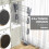 Foldable Clothes Drying Rack 4 Tier One Click System Blue Silver 8