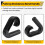 Gyms Vertical Grip Handle Pulls  Resistance Band Handle Exercises Band Attachments Handle for Pulls- Bar Workouts 1