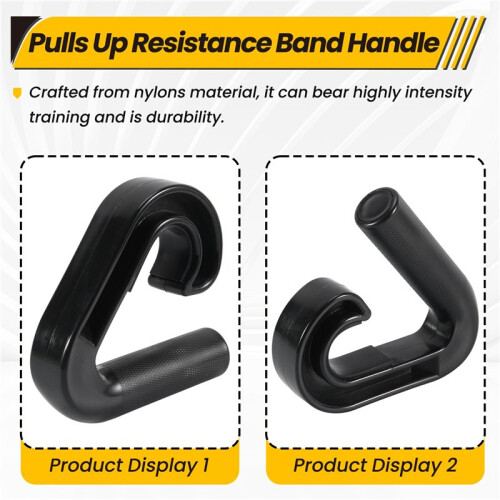Gyms Vertical Grip Handle Pulls  Resistance Band Handle Exercises Band Attachments Handle for Pulls- Bar Workouts