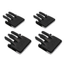 4X Clips de LengüEta de Salida de Ventilación Lateral Central Delantera, Kit de Reparación de Hebilla de Ajuste de Ventilación de CA para