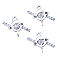 3X Petrol Fuel Tank Valve Tap Cock Petcock Pocket for Atv Quad Dirt Pit Bike