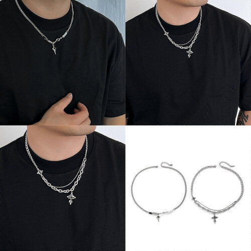 Κολιέ choker με vintage μαργαριτάρια και αστραφτερές χάντρες, με στιβαρούς 1