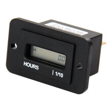 Digital LCD Hour Meter for Engine or Gasoline Engine ATV Pit Bike, Quad Bike Jet Ski DC4.5-90V