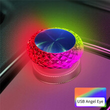 10X Car USB Ambient Light LED Interior Decorative Lamp for Party DJ Vehicle Universal Auto D