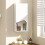 Armoire de salle de bain murale avec étagère ouverte, blanche 3