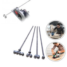 Circular Saw Guide Ruler Upgrade for Woodworking, Dual Bearing Design