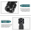 Yzfei 2 Piece Socket Adapters 1/2" Square to 1/4" Hex Hex Ratchet Socket Quick Release Chuck Converter-St PNT 4