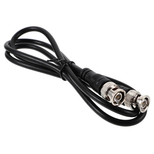 Cable BNC, cable coaxial de extensión de 1 m, conector BNC macho a conector BNC macho. 1