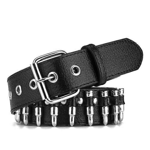Ζώνη μόδας bullet rivet, ανδρική γοτθική πανκ ροκ ζώνη wind y2g, ανδρική και 1