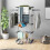 Foldable Clothes Drying Rack 5 Tier One Click System Grey Silver 4