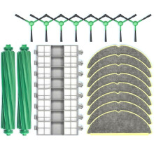 For 205 DustCompactor Vac / Combo Spare Parts Accessories Main Side Brush HEPA Filter Mop Cloth
