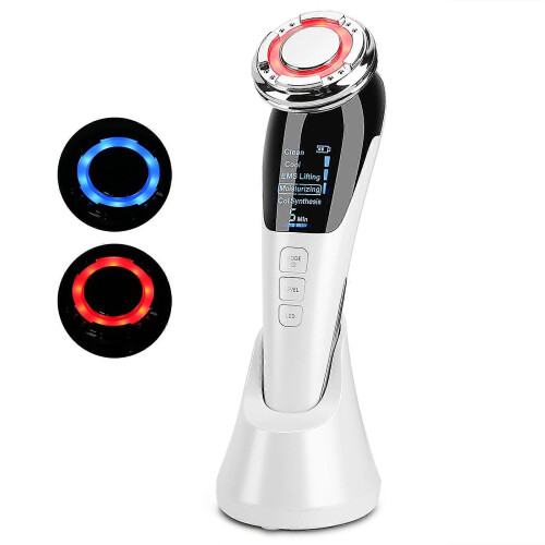 Μηχανή ομορφιάς EMS Micro Current Phototherapy Hot Cold Compress Massager 1
