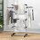 Foldable Clothes Drying Rack 5 Tier One Click System Black Silver 4