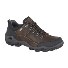 (10 UK, Dark Brown) IMAC Mens All Terrain Waterproof Leather Shoes