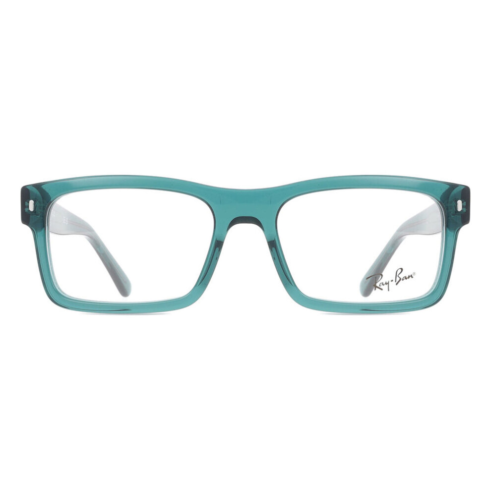 Ray - Ban Unisex Transparent Ray - Ban Rx5435 8513 Optical Frames Acetate Grey Squared Normal - Image 4