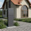 Freestanding Anthracite Steel Letterbox with Lock 3