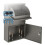 Weatherproof Metal Parcel Box, Dark Gray, Lockable 6