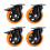 Roulettes pivotantes de 125 mm, acier et PVC, charge maximale de 150 kg 2