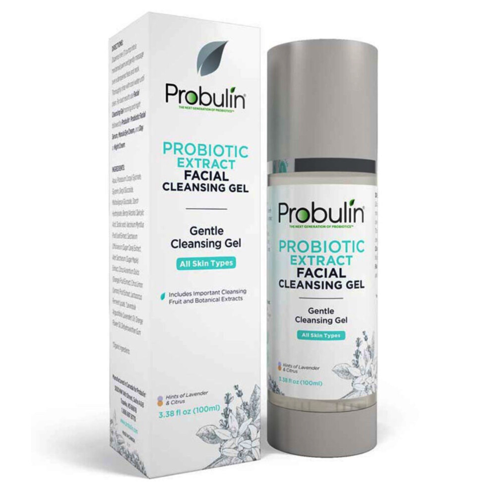 Probulin Probiotic Extract Facial Gentle Cleansing Gel |Antioxidant-Rich Sugar Maple Extract Removes Buildup - 100ml