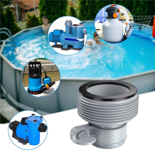 Adaptadores de Mangueira de 1,25 Polegadas para 1,5 Polegadas Tipo B para Bombas de Filtro de Atualização de Piscinas para 2