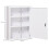Armoire à pharmacie verrouillable, boîtier en acier, 3 compartiments 5