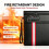 Fireproof Document Bag with Lock,6400 Fireproof Water Resistant Storage Bag Pouch for Documents,Passport and Cards 6