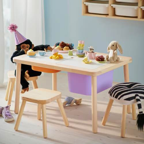 IKEA FLISAT Children's Table 83x58cm