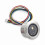 GM861-LED White Fill Lighting 2D/1D USB/UART DC3.3V QR Code Round Barcode Module Scanner Metal Enclosure Silver 10