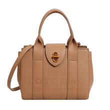 (Khaki) Bags for women, simple new leather original color large, medium and small tote handbags available for cross-border activities