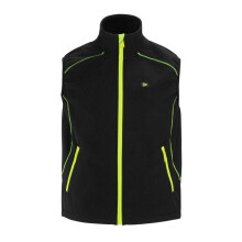 (XXL, Black) Dunlop Mens Softshell Gilet