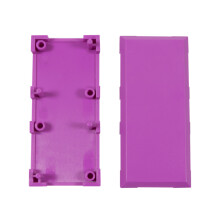 ALLNET Brick?R?knowledge Kunststoffschale 2x1 violett oben und unten 10er Pack