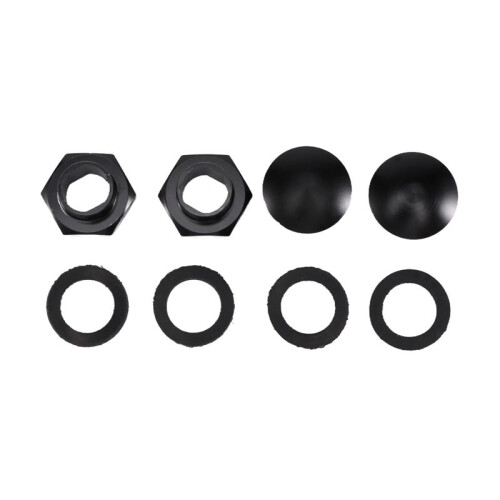 Rear Windshield Glass Strut Hardware Kit Fit for   92-95 Hatchback EG6 CRV Black