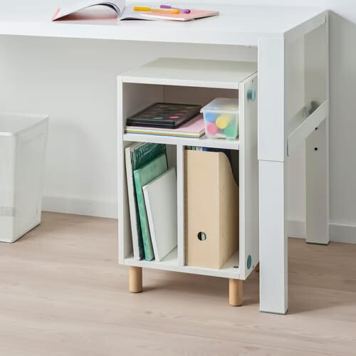 IKEA SMUSSLA Bedside Table White
