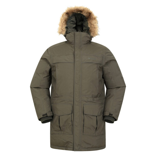 Mountain Warehouse Mens Antarctic Extreme Camo Down Waterproof Jacket