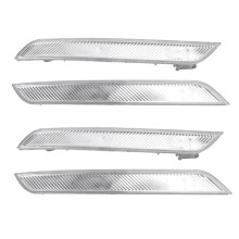 Rechts 2 Paar Helder Wit Zijmarkeringsreflector 63147187087 63147187088 voor  X5 X6 E70 E71 2008- 2014