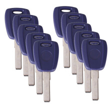 10X Transponder Key Uncut Blade SIP22 Key Shell for 500 Ducato