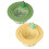 2pcs Cactus Kitchen Sink Drain Strainer with Gasket, Multi-Functional Sink Draining Basket Filter Yellow and Green 1