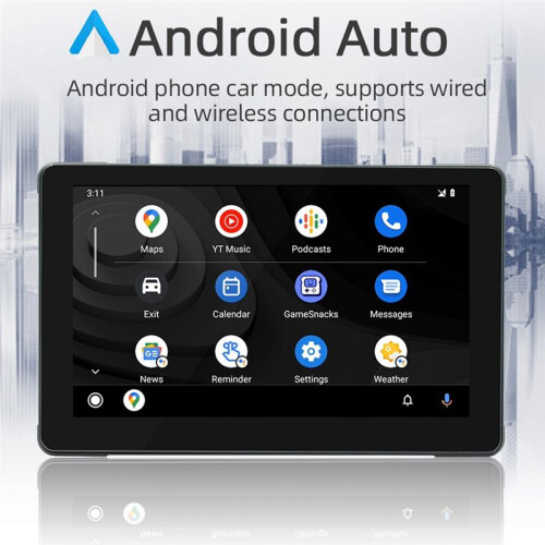 7Inch IPS Screen Mototorcycle Wireless Carplay Android Auto GPS Navigation Driving Recorder IP65 Waterproof Screen