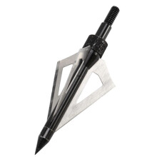 36 Pcs Metal Hunting Archery Broadheads 100 Grain 3 Blades Blades Arrowheads Compatible with Crossbow and Compound Bow