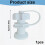 Cooler Drain Plug Kit Universal Replacement Cooler Drain Plug Assembly for Most Coolers with Drain Plug 8