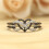 (10,10)Rings Flower Pattern Heartshaped Ring 3