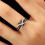 (10,10)Rings Flower Pattern Heartshaped Ring 9