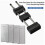 Adjustable Sharpener Stone Holder with 4pc Sharpening Stone ,No-Slip Sharpening Stone Base 6