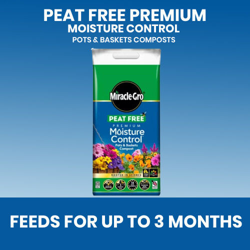 Miracle-Gro Miracle Gro Peat Free Moisture Control Compost 10L 1