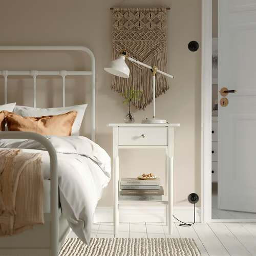 IKEA BLÄSTÅSEN Bedside Table 50x37x76cm