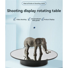 Motorized Rotating Display Stand Electric Turntable, 360 Degree Revolving Base for Photography, Jewelry, 3D Models