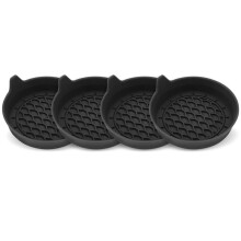 Car Cup Holder Coaster, Silicone Cup Holder Insert, Universal Non-Slip Cup Holders, Interior for Women and  4 Pack